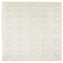 Lyddempende knotter Ø10 mm klar - 25 stk.